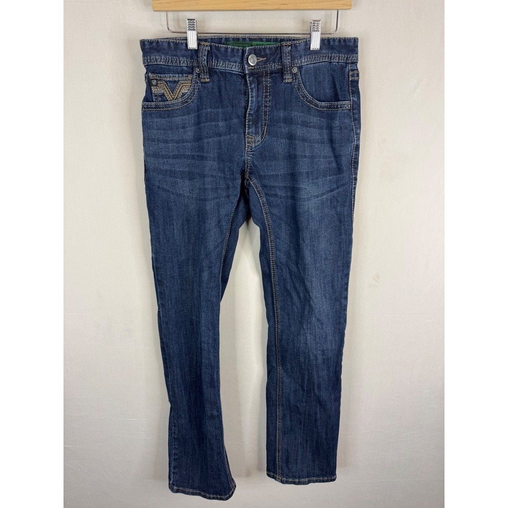 Rock & Roll Denim Rifle Skinny Fit Jeans Dark Wash Blue‎ 30x32